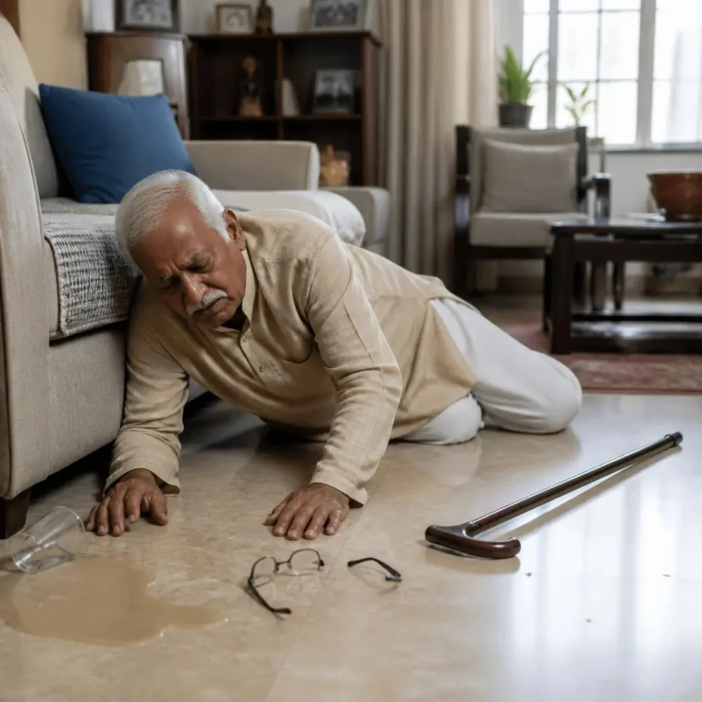 physiotherapy at home fear after fall recovery in Dubai
